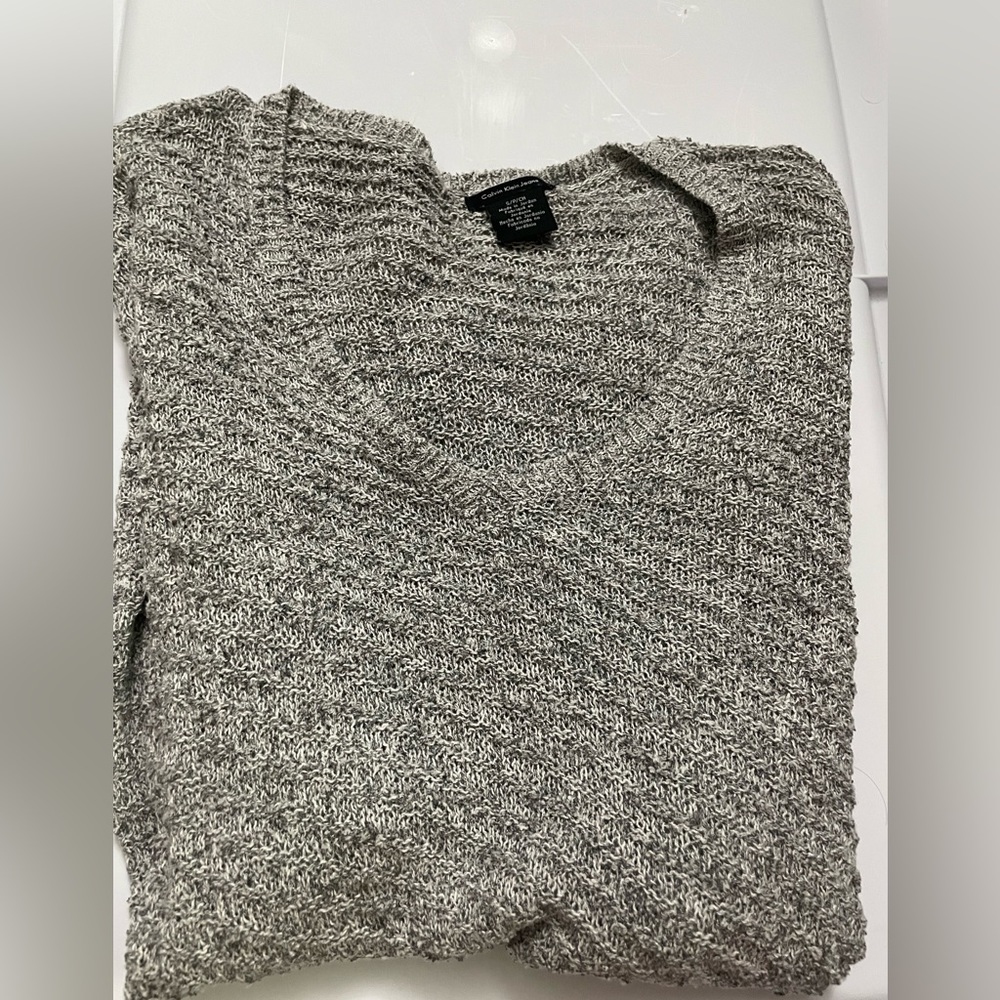 Grey Calvin Klein Sweater